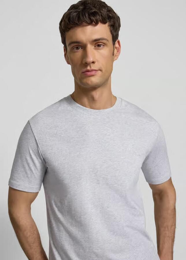 Marc O'Polo T-shirt Logo-T-shirt van bio-katoen