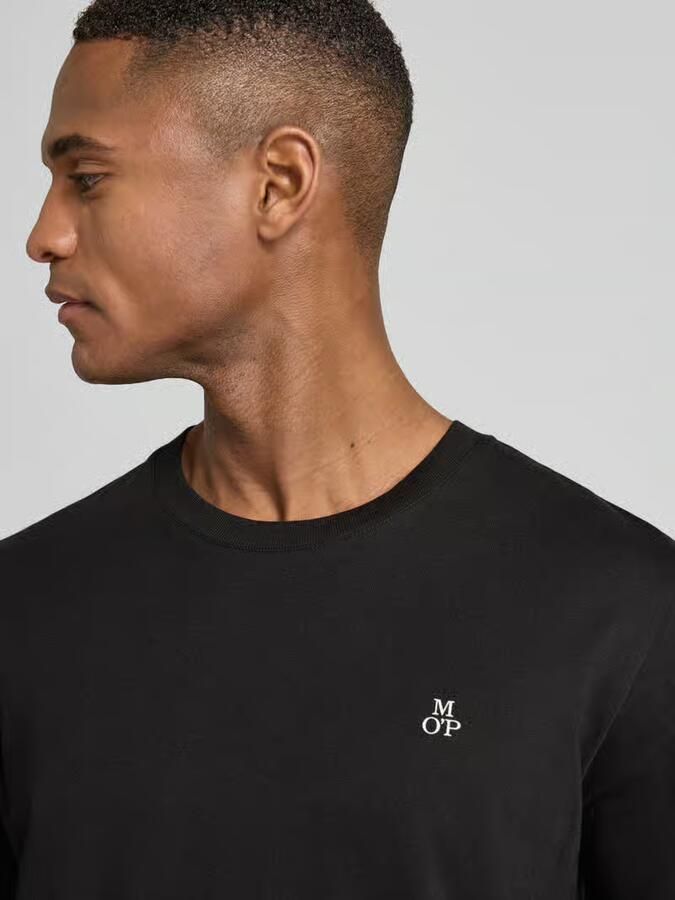 Marc O'Polo T-shirt Logo-T-shirt van bio-katoen - Foto 2