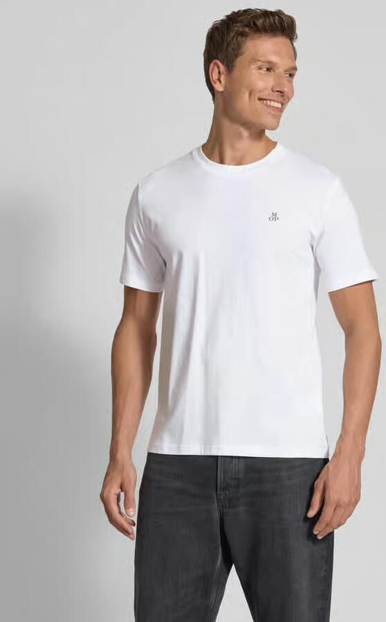 Marc O'Polo T-shirt Logo-T-shirt van bio-katoen - Foto 3