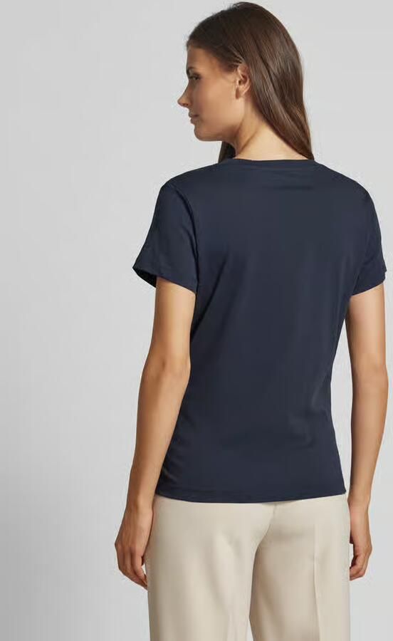Marc O'Polo Shirt voor eronder Mix & Match Cotton-Woven met logoprint op borsthoogte - Foto 4
