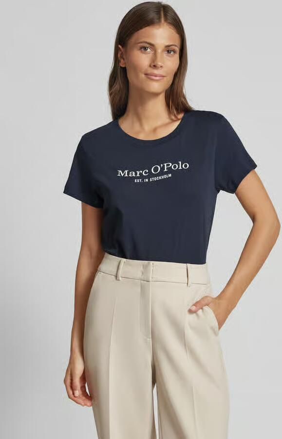 Marc O'Polo Shirt voor eronder Mix & Match Cotton-Woven met logoprint op borsthoogte - Foto 5