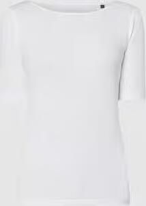 Marc O'Polo Shirt met korte mouwen in gemêleerde look - Foto 3
