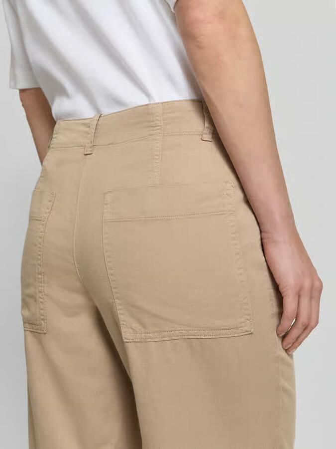 Marc O'Polo tapered chino van mix van katoen lyocell en linnen