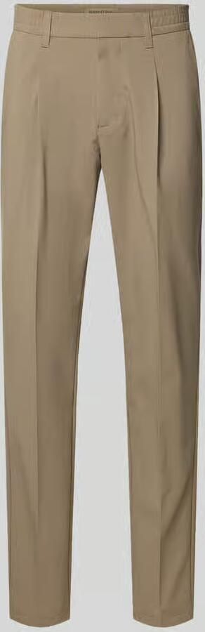 Marc O'Polo tapered fit wijdte broek 'MOROT JOGGER' × DFB Travel collectie - Foto 2