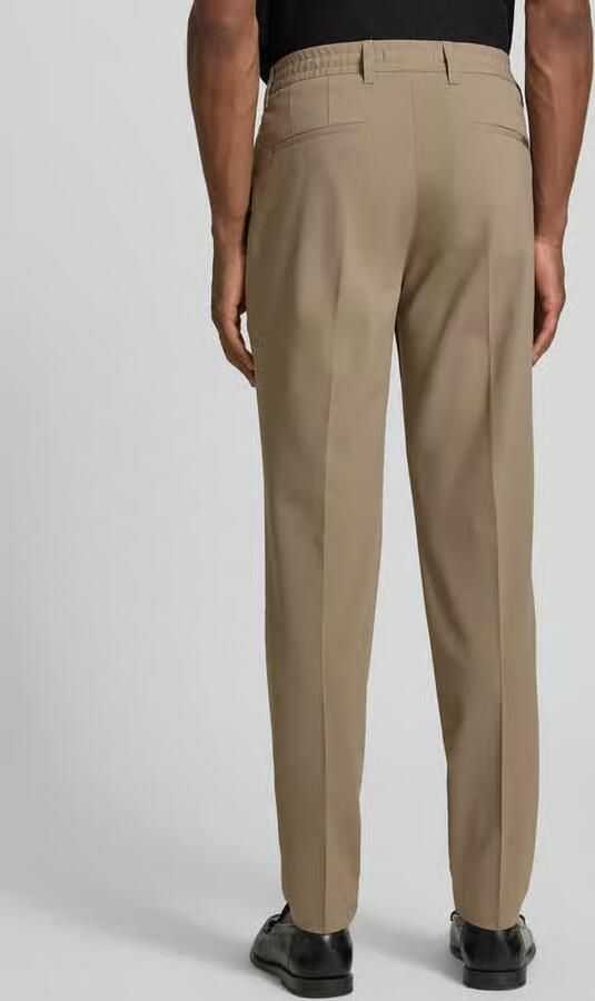 Marc O'Polo tapered fit wijdte broek 'MOROT JOGGER' × DFB Travel collectie - Foto 3