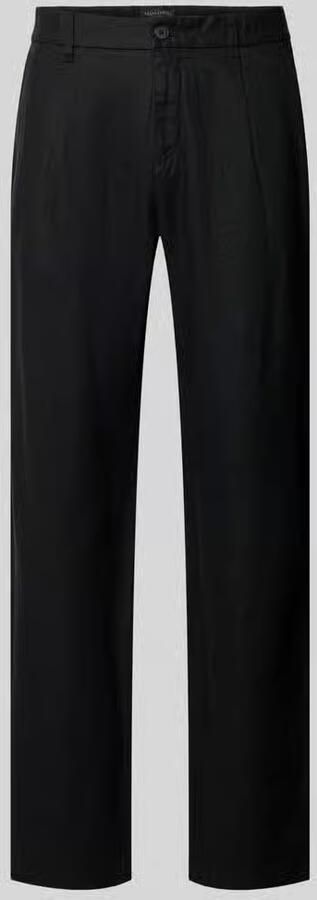 Marc O'Polo Tapered linnen broek met riemlusjes model 'OSBY JOGGER' - Foto 2