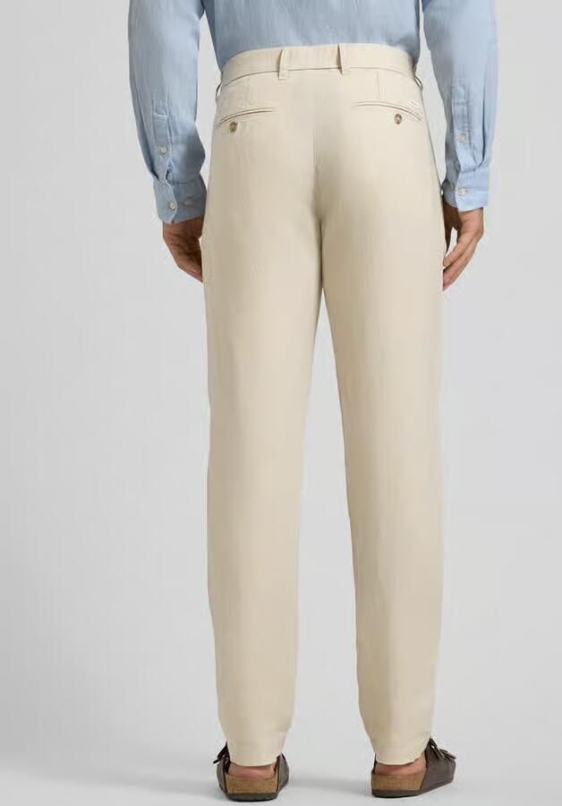 Marc O'Polo Tapered linnen broek met riemlusjes model 'OSBY JOGGER'