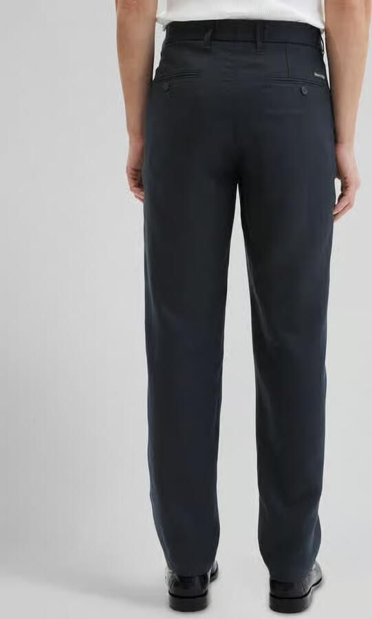Marc O'Polo Tapered linnen broek met riemlusjes model 'OSBY JOGGER' - Foto 4