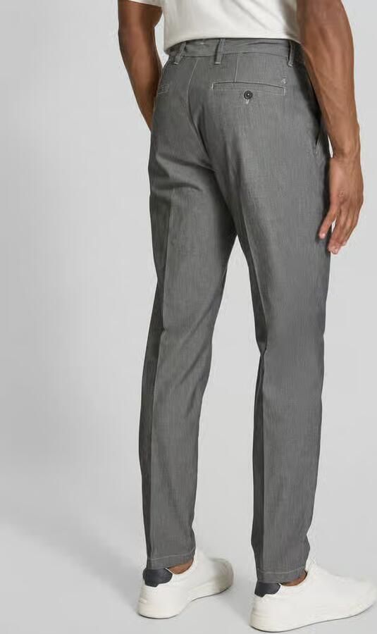Marc O'Polo Tapered pantalon van katoenmix model 'MOROT'