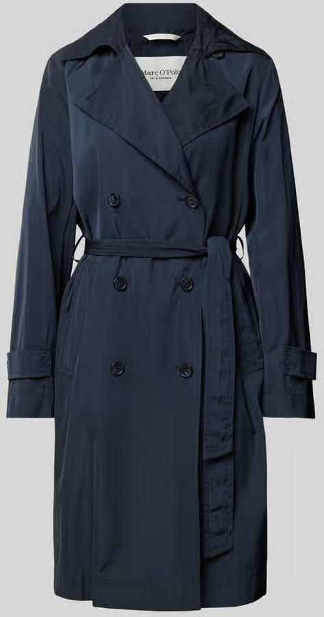 Marc O'Polo Stijlvolle Casual Trench Coat Blue Dames - Foto 2