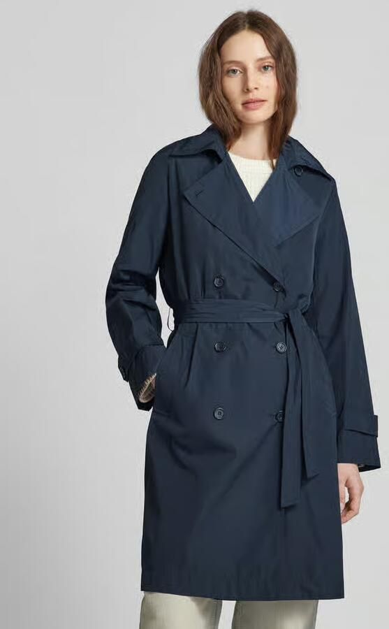 Marc O'Polo Stijlvolle Casual Trench Coat Blue Dames - Foto 2