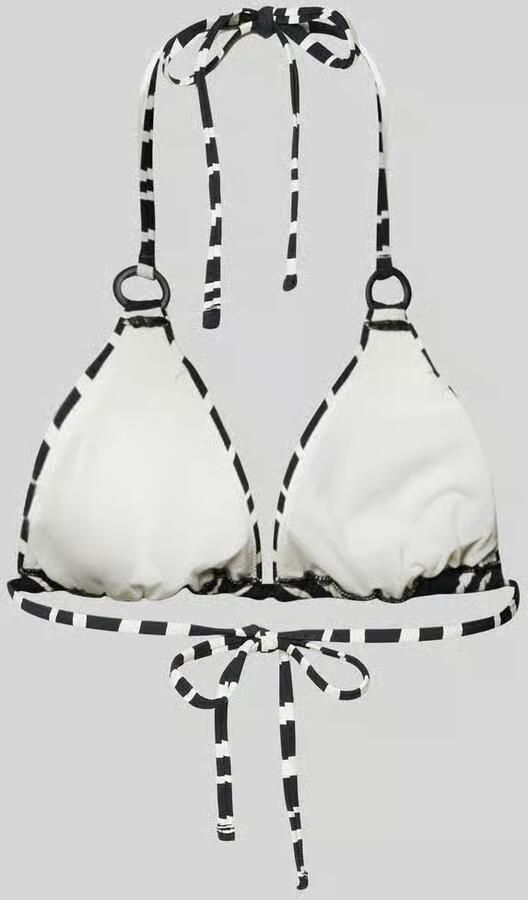 Marc O'Polo Triangel-bikinitop Summer Blacks Streepdesign neckholder om te strikken sneldrogend - Foto 6