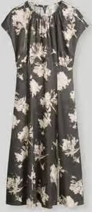Marc O'Polo Vloeiende midi-jurk van pure viscose