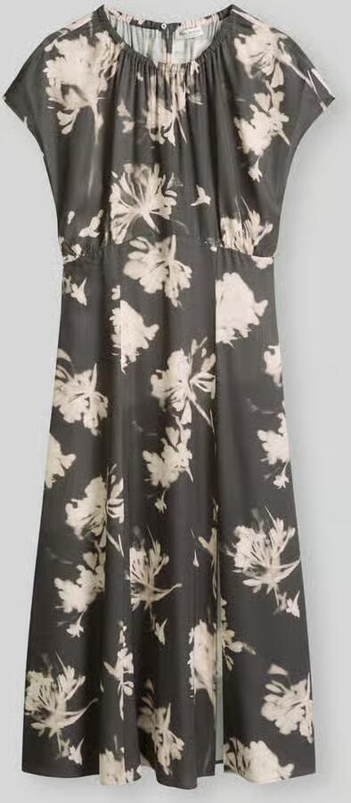 Marc O'Polo Vloeiende midi-jurk van pure viscose - Foto 2