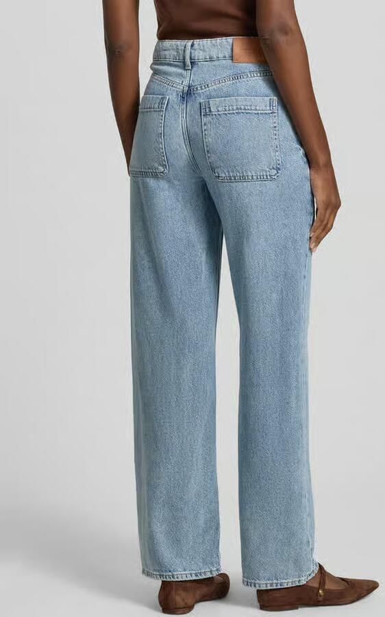 Marc O'Polo wide fit jeans met linnen model 'FIA'