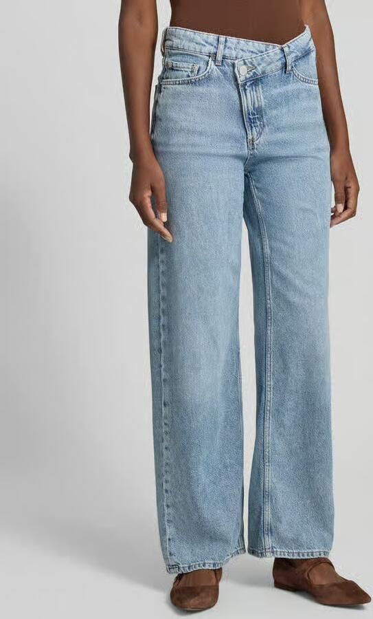 Marc O'Polo wide fit jeans met linnen model 'FIA' - Foto 3