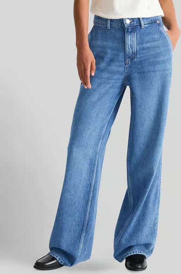 Marc O'Polo wide fit jeans van mix van katoen en lyocell - Foto 2