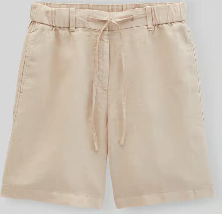 Marc O'Polo Wide leg bermuda van puur biologisch linnen - Foto 2