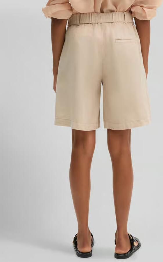 Marc O'Polo Wide leg bermuda van puur biologisch linnen - Foto 2
