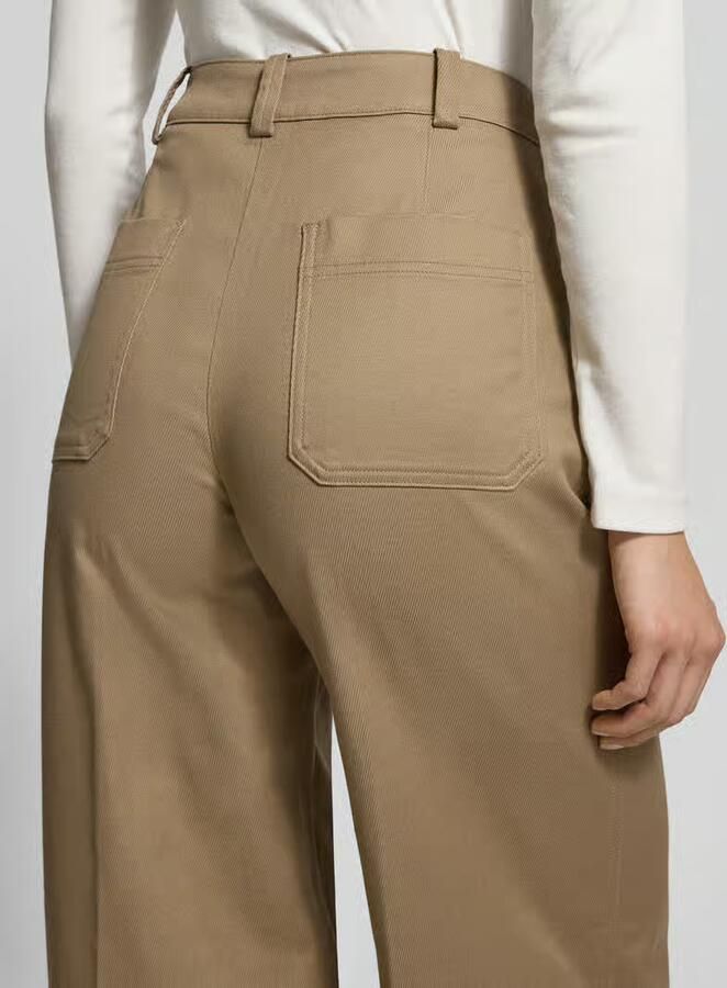 Marc O'Polo Wide leg broek van een mix van katoen en lyocell - Foto 2