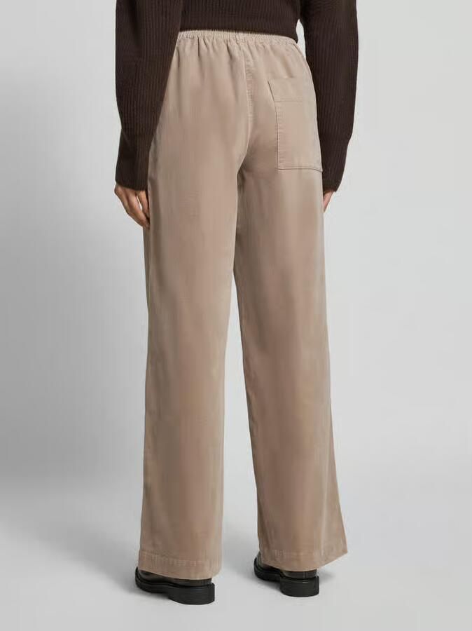 Marc O'Polo Wide leg broek van katoenmix