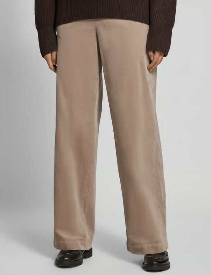 Marc O'Polo Wide leg broek van katoenmix - Foto 2