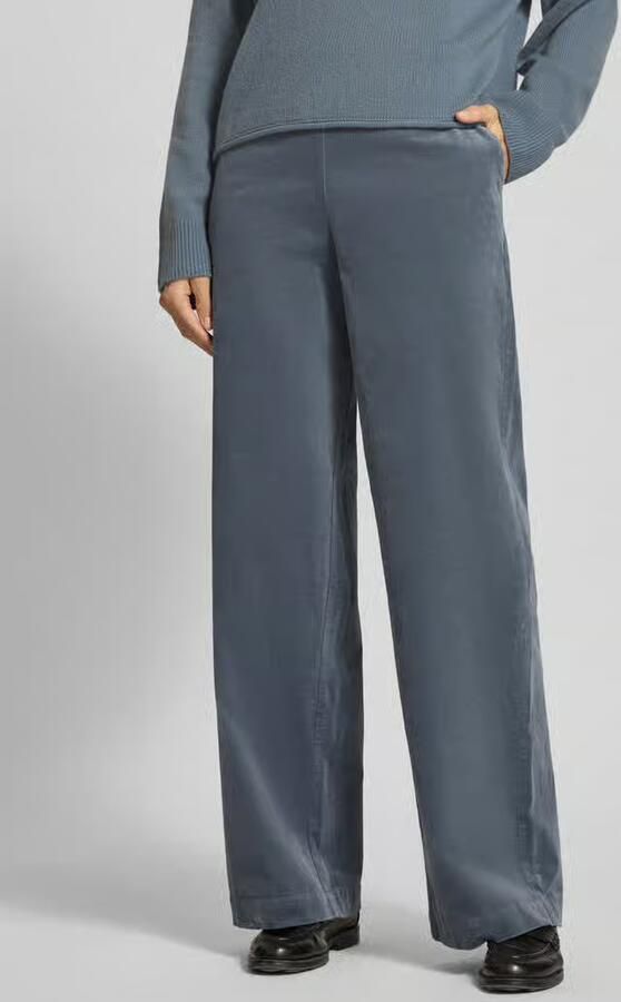 Marc O'Polo Wide leg broek van katoenmix - Foto 2