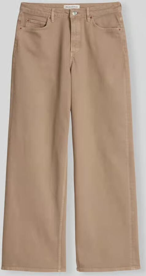 Marc O'Polo wide leg broek van katoenmix model 'TOLVA' - Foto 2