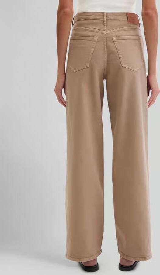 Marc O'Polo wide leg broek van katoenmix model 'TOLVA' - Foto 3