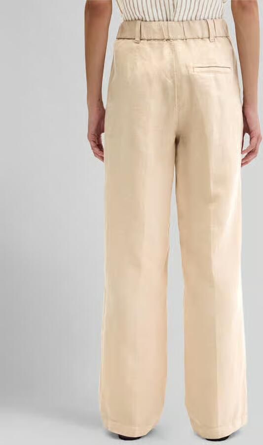 Marc O'Polo Wide leg broek van puur linnen - Foto 2
