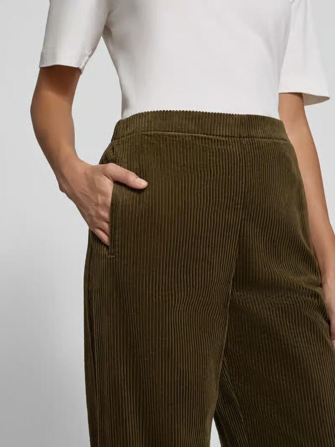 Marc O'Polo Wide leg corduroy broek van puur katoen - Foto 2