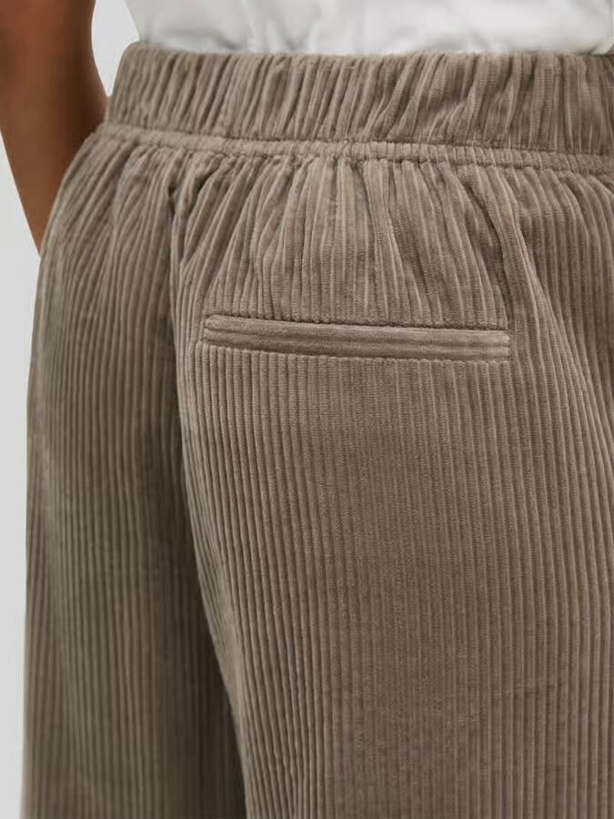 Marc O'Polo Wide leg corduroy broek van puur katoen