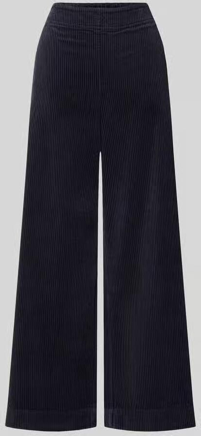 Marc O'Polo Wide leg corduroy broek van puur katoen