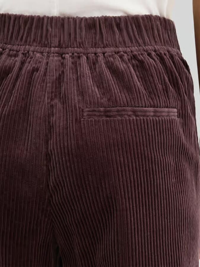 Marc O'Polo Wide leg corduroy broek van puur katoen