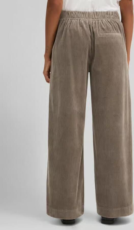 Marc O'Polo Wide leg corduroy broek van puur katoen - Foto 3