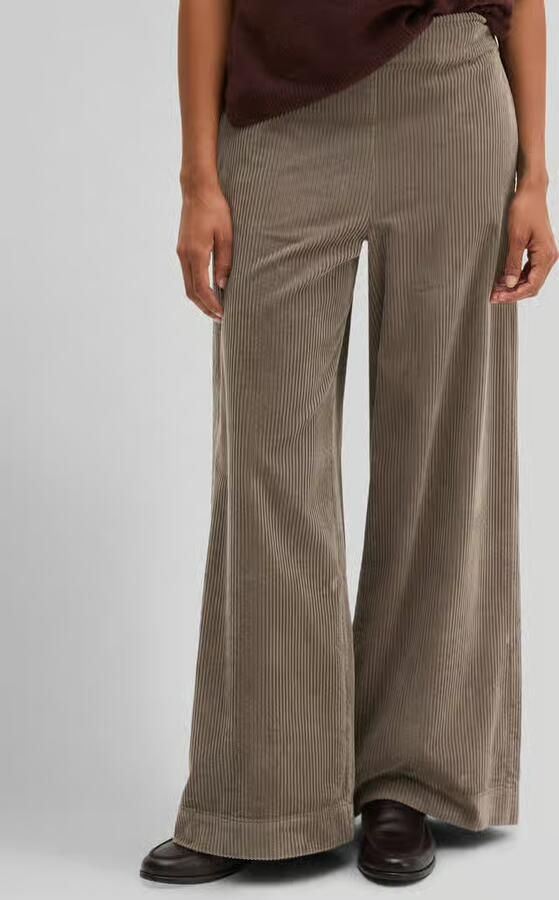 Marc O'Polo Wide leg corduroy broek van puur katoen - Foto 2
