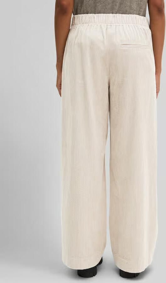 Marc O'Polo Wide leg corduroy broek van puur katoen - Foto 3