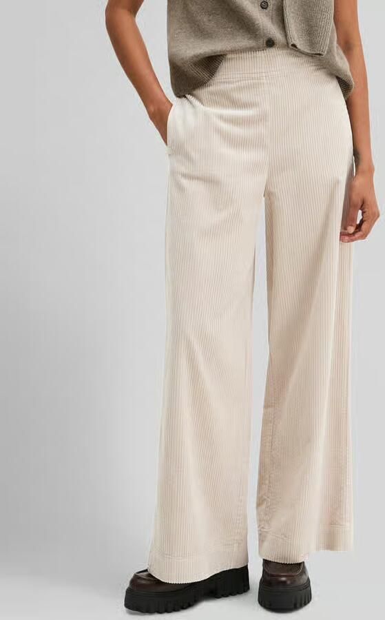 Marc O'Polo Wide leg corduroy broek van puur katoen - Foto 2