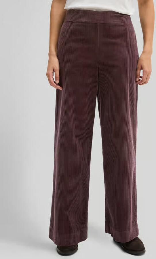 Marc O'Polo Wide leg corduroy broek van puur katoen - Foto 2