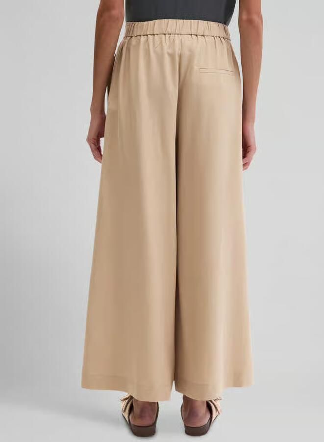 Marc O'Polo Wide leg culotte met linnen - Foto 2