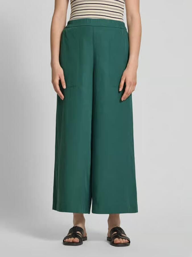 Marc O'Polo Wide leg culotte van een mix van lyocell en linnen - Foto 2