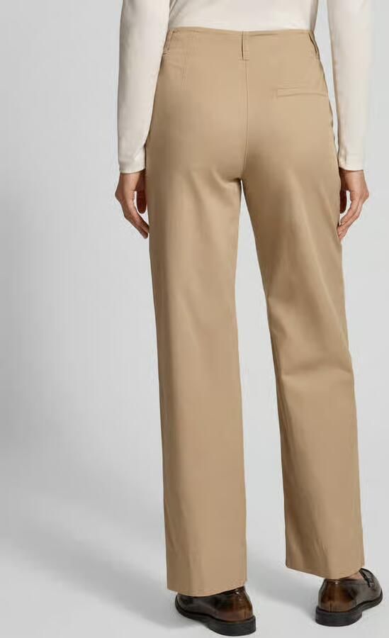 Marc O'Polo Wide leg culotte van katoenmix - Foto 3