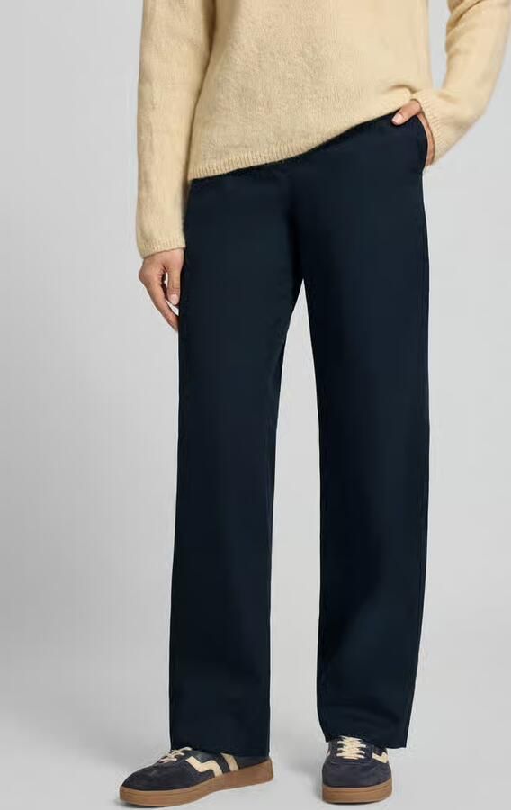 Marc O'Polo Wide leg culotte van katoenmix - Foto 2