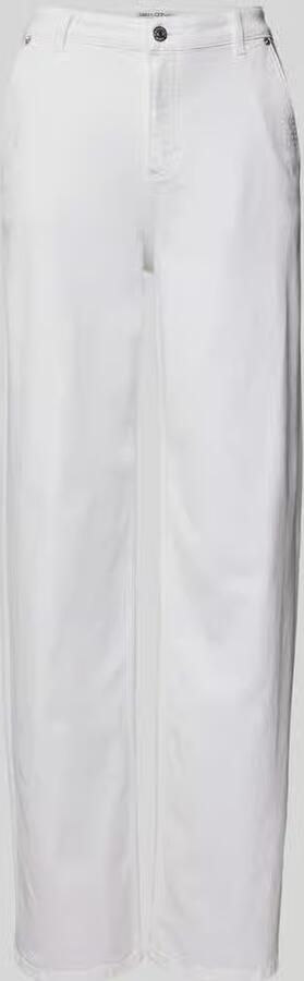 Marc O'Polo Wide leg jeans in een mix van katoen en lyocell model 'LUMA' - Foto 7