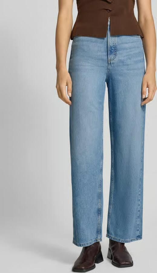 Marc O'Polo Wide leg jeans van een mix van lyocell en katoen model 'TOLVA' - Foto 2