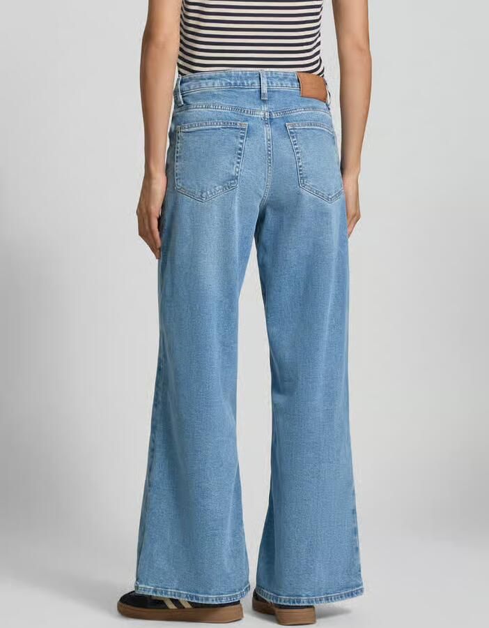 Marc O'Polo Wide leg jeans van katoenmix