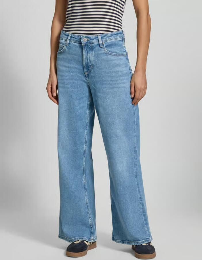 Marc O'Polo Wide leg jeans van katoenmix - Foto 2