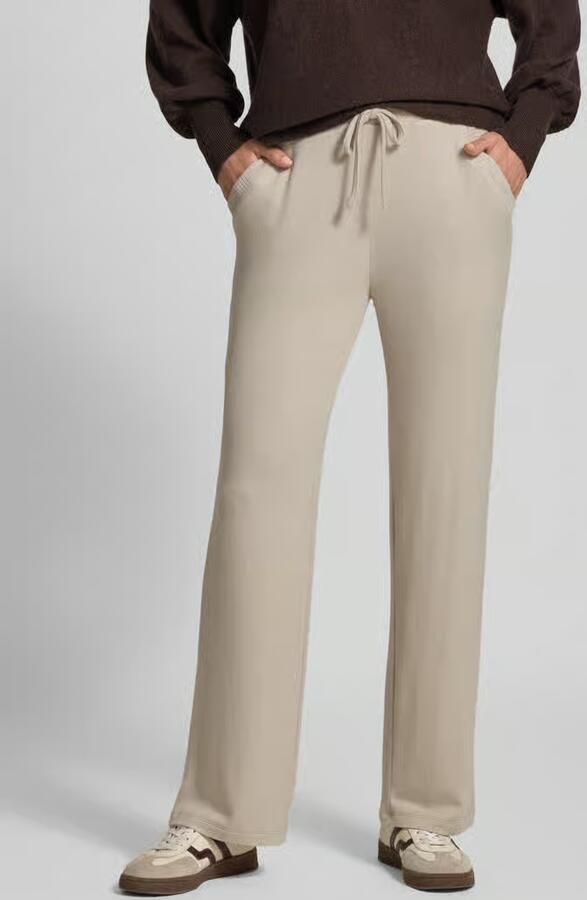 Marc O'Polo Wide leg joggingbroek van modalmix - Foto 2