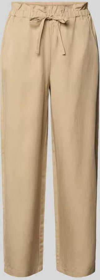 Marc O'Polo Wide leg joggpants van mix van lyocell en linnen - Foto 2
