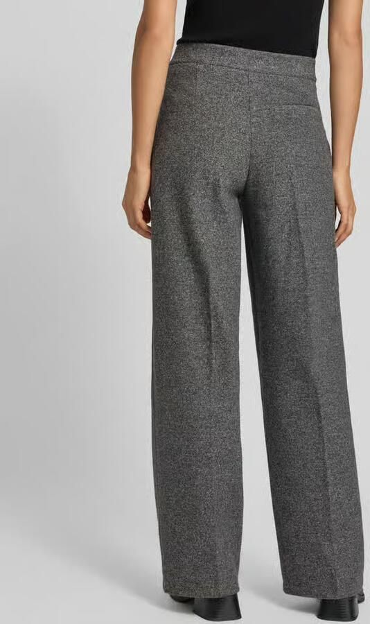 Marc O'Polo Wide leg pantalon van katoenmix